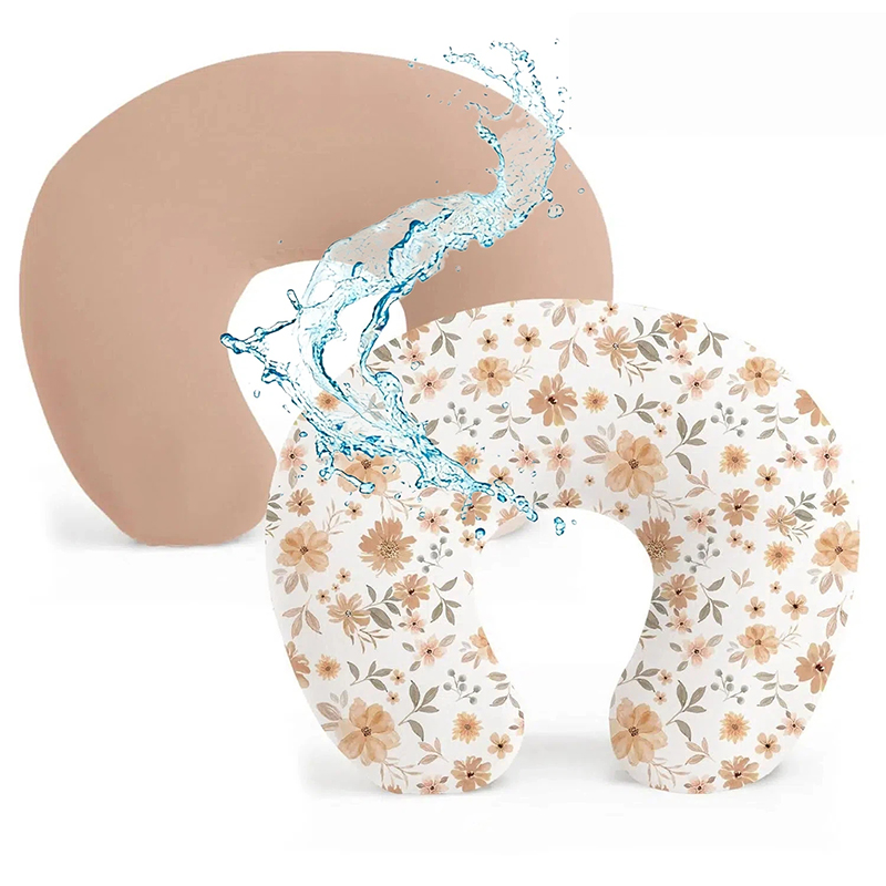 Nursing Cover Breastfeeding - 2 Stuks Waterdichte Verplegingskussenhoes Rekbare Verplegingshoezen