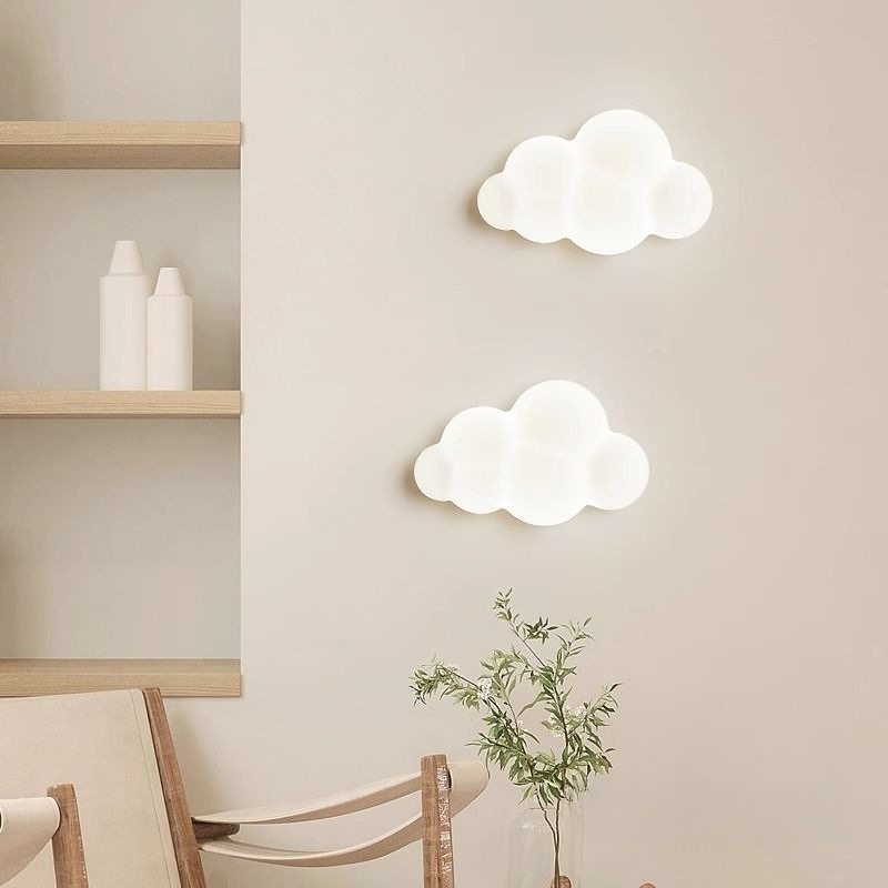 Baby Nursery Light - Witte wolk wandlampen kinderkamer kinderkamer sterlamp