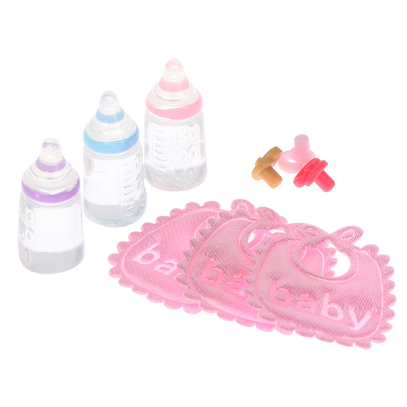 Baby Nursery Sets - 3 Stuks 1:12 Poppen Huis Miniatuur