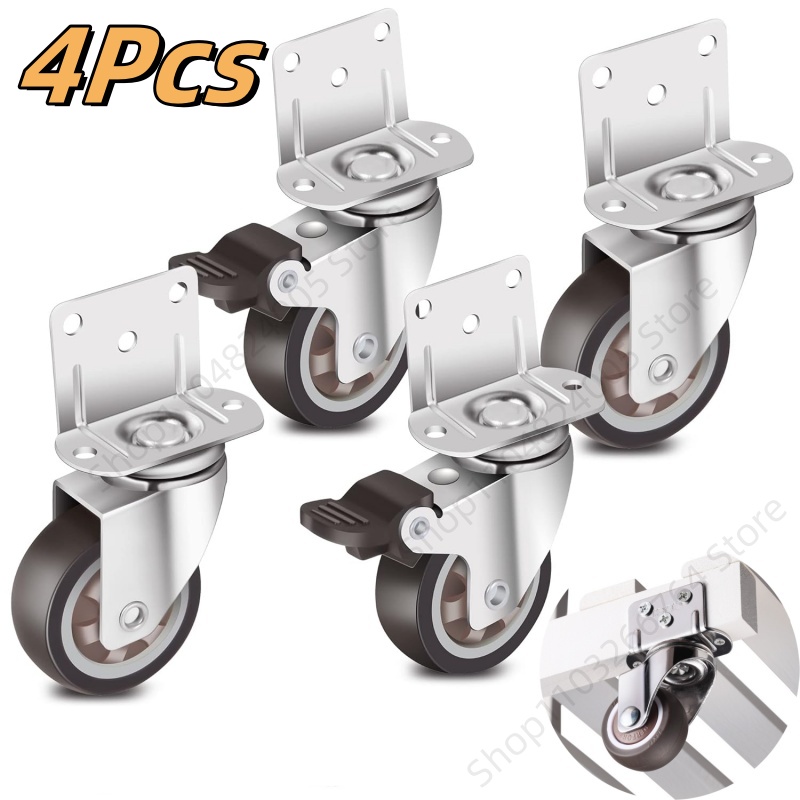 Baby Nursery Trolley - 4 stuks L-type zware meubelwielen universeel