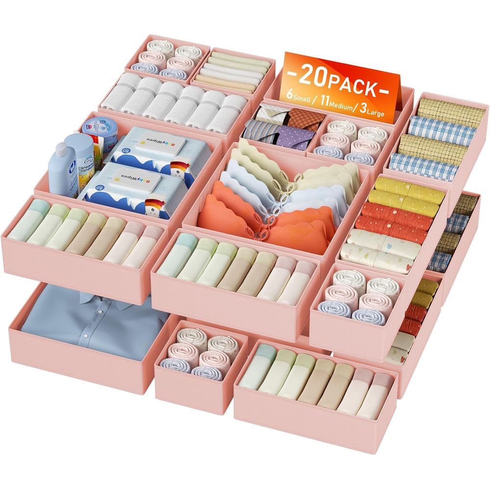 Baby Nursery Closet Organization - Organizer Kleding 20-pack - Opvouwbare baby-organizers