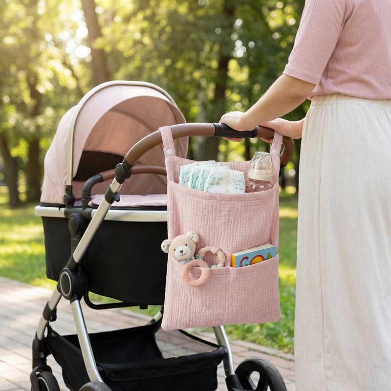 Baby Nursery Package - Hangende tas van puur katoen voor