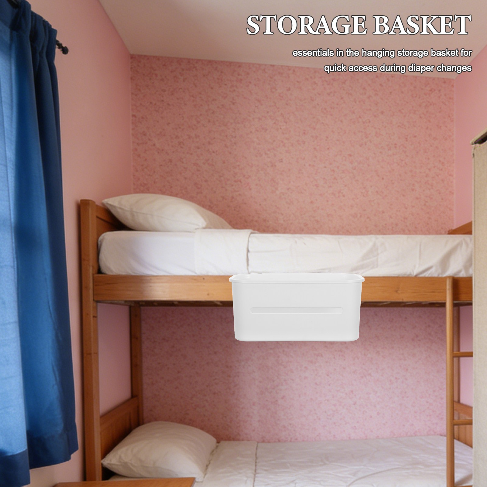 Baby Nursery Package - Wieg hangende opbergmand Baby-organizer voor luiers,