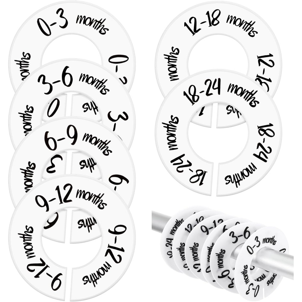 Baby Nursery Age - Babykastverdelers, set van 6 organizers, leeftijdsgespecifieke