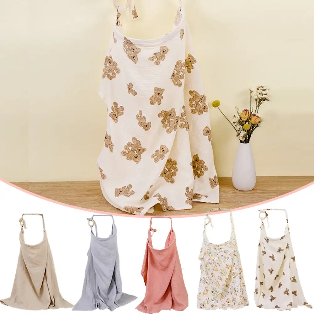 Nursing Cover Breastfeeding - Borstvoedingshoes voor baby's Katoenen babyvoeding Voedingshoes