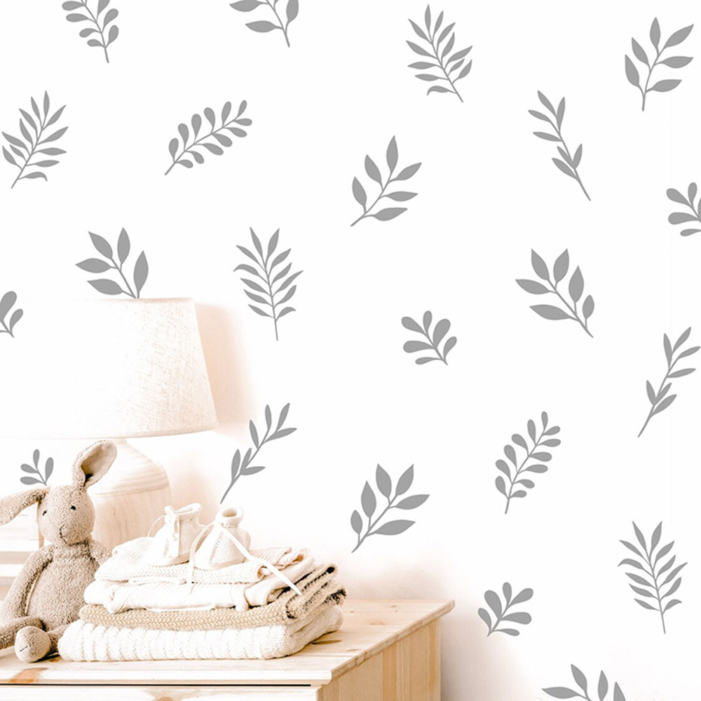 Baby Nursery Package - 41 stuks botanische blad muursticker speelkamer