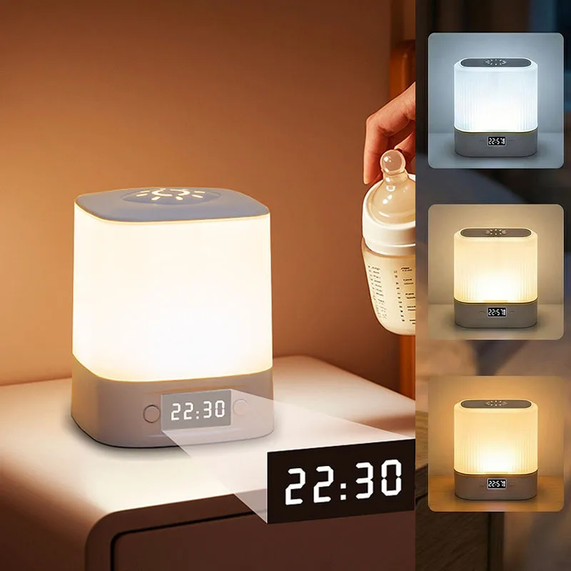 Baby Nursery Light - LED-nachtlampje, bedlampje, aanraakafstandsbediening, draagbaar baby- en