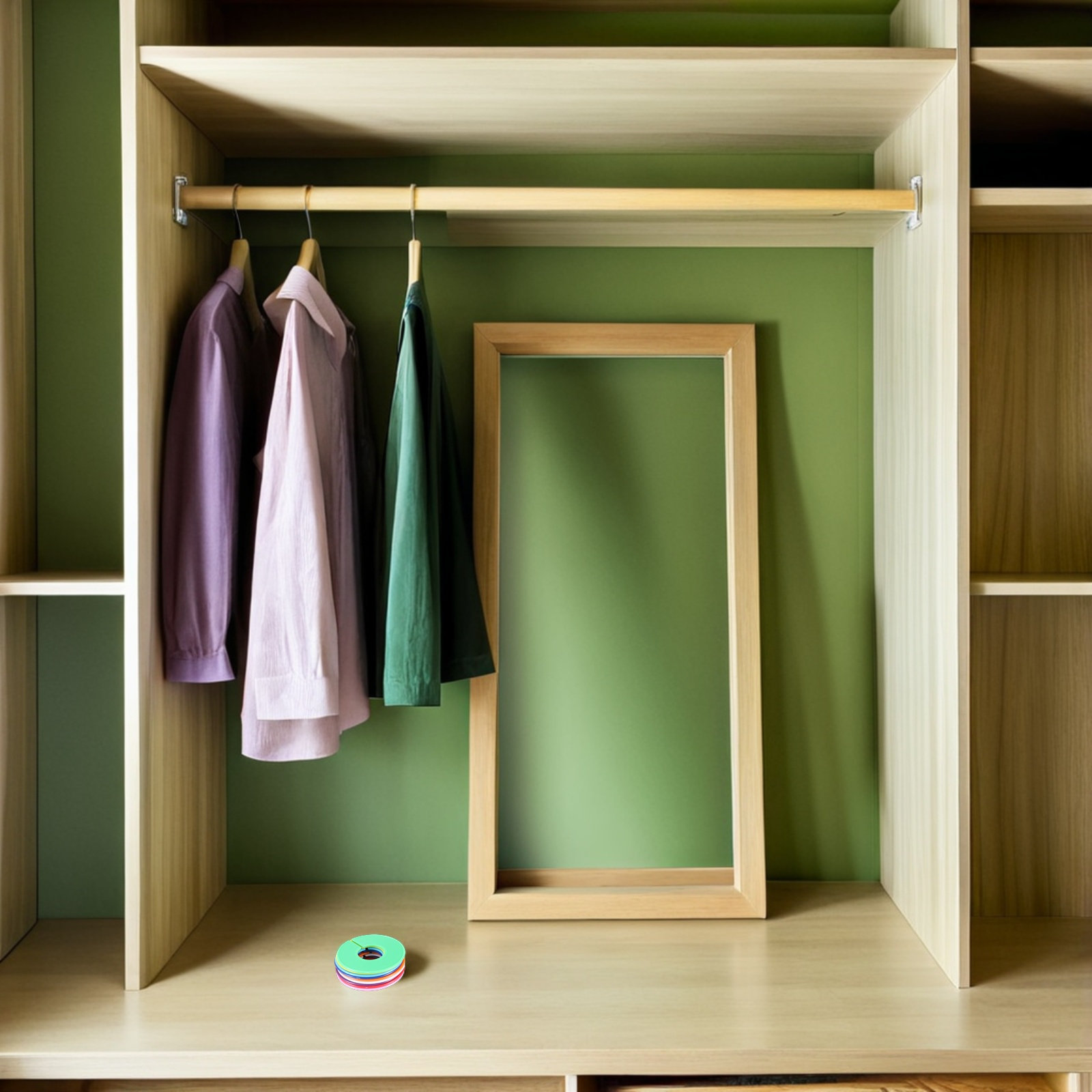 Baby Nursery Closet Organization - 36 stuks kledingmaatringen, plastic kleurgecodeerde maatverdelers