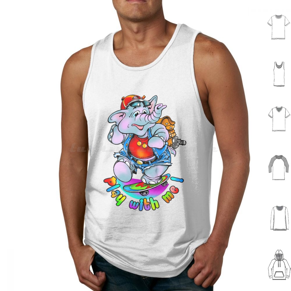 Baby Zoo Nursery - Speel met mij! Tanktops met print