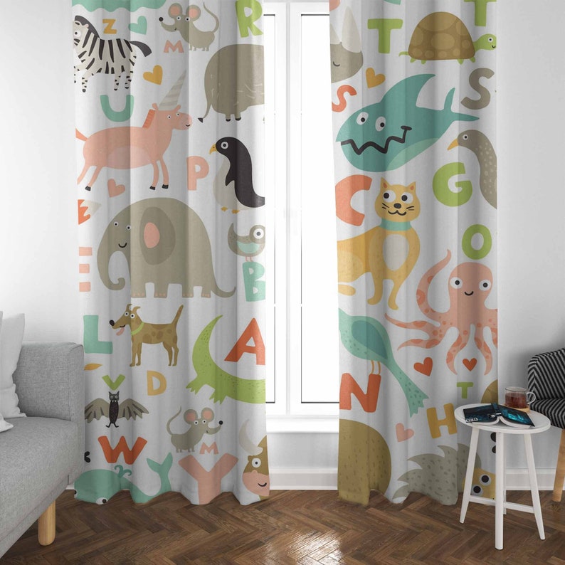 ABC Alfabet Kinderkamer Gordij - Baby Nursery Youtube recensie en prijs