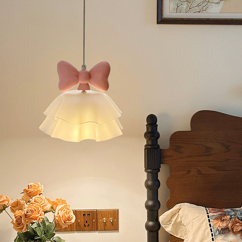 Roze strik kinderkamer kroonlu - Baby Nursery Hot Air Balloon recensie en prijs
