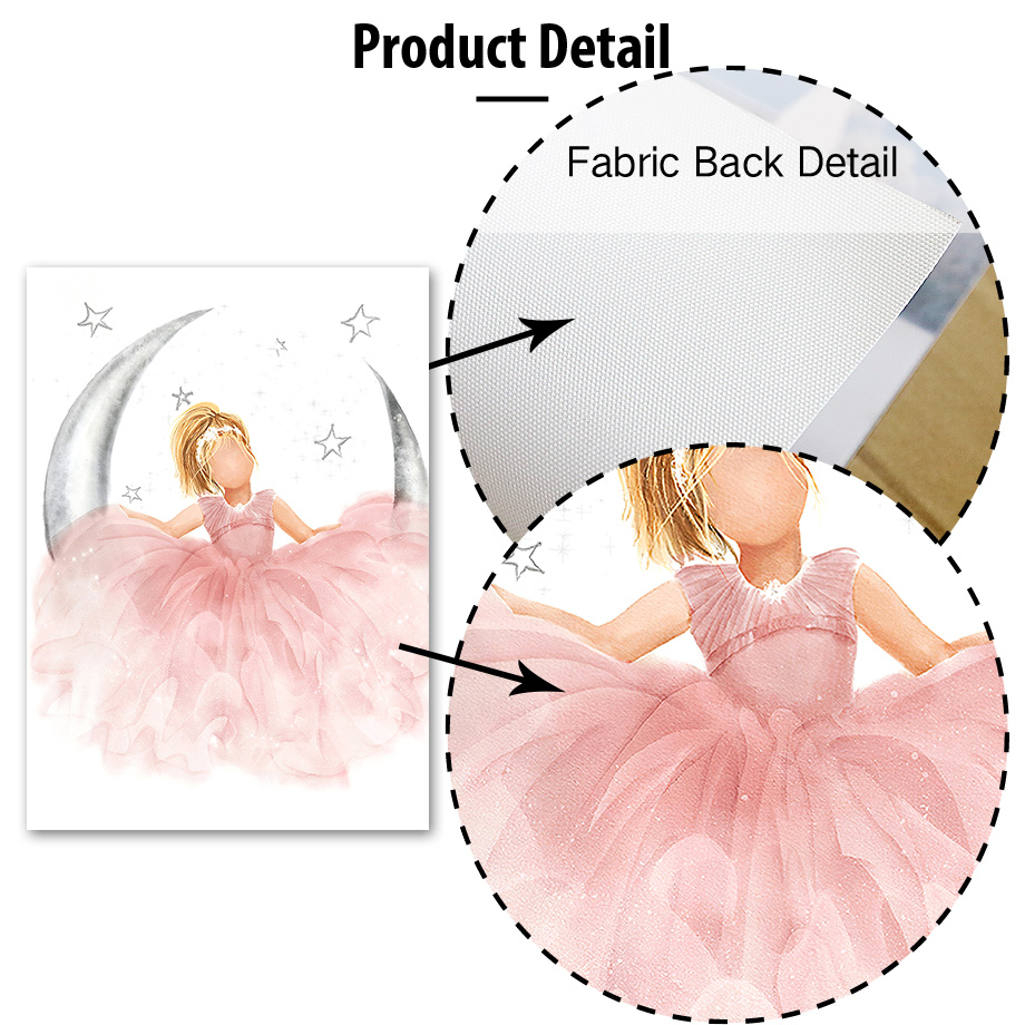 Roze Engel Meisje Zon Maan Wol - Baby Nursery Decor Girl recensie en prijs