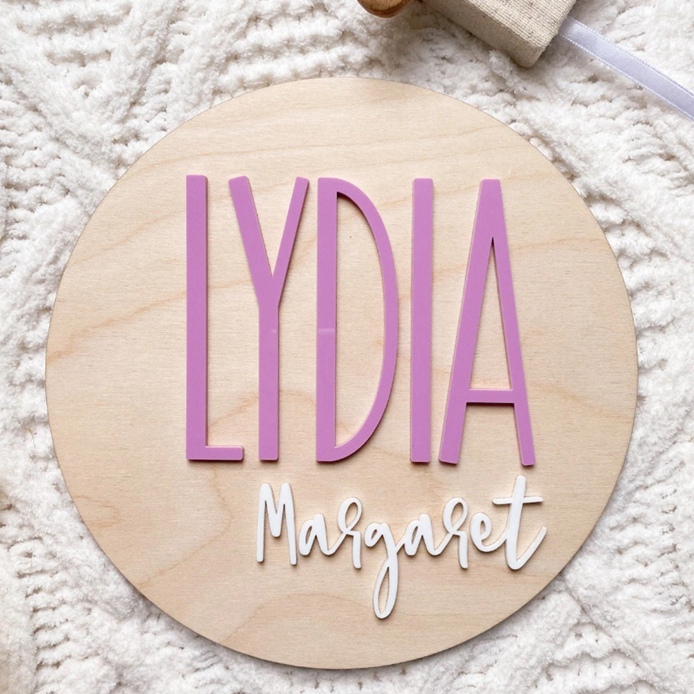 Gepersonaliseerde geboorteaank - Baby Nursery Baby recensie en prijs