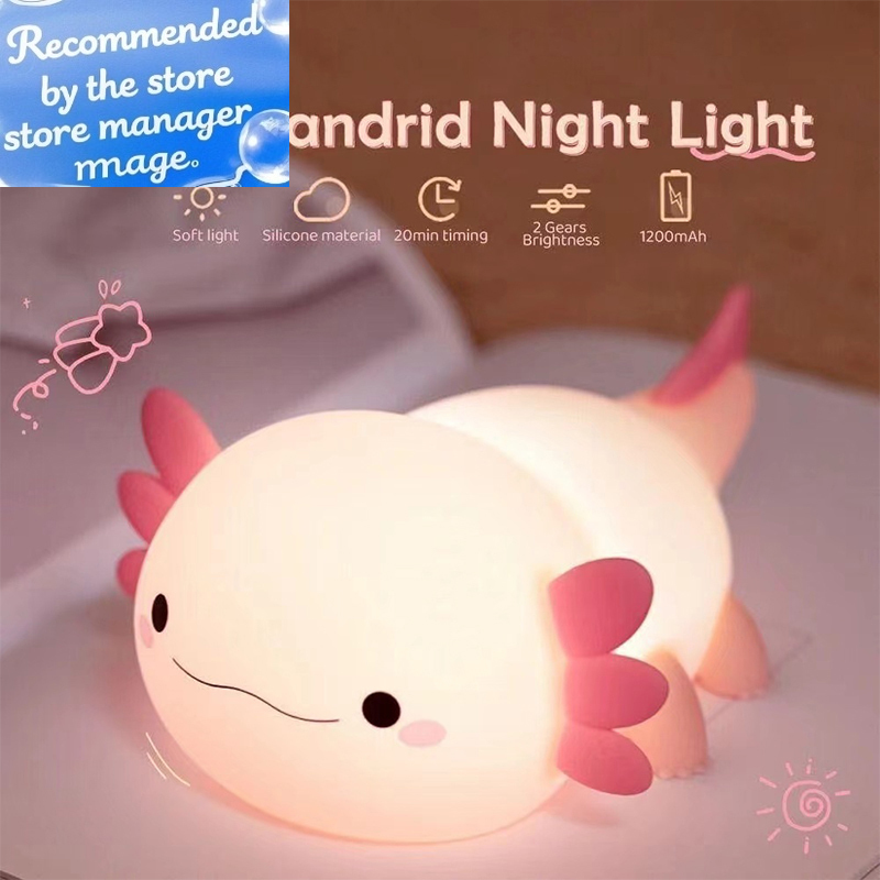 Schattig Axolotl-nachtlampje S - Baby Nursery Light recensie en prijs
