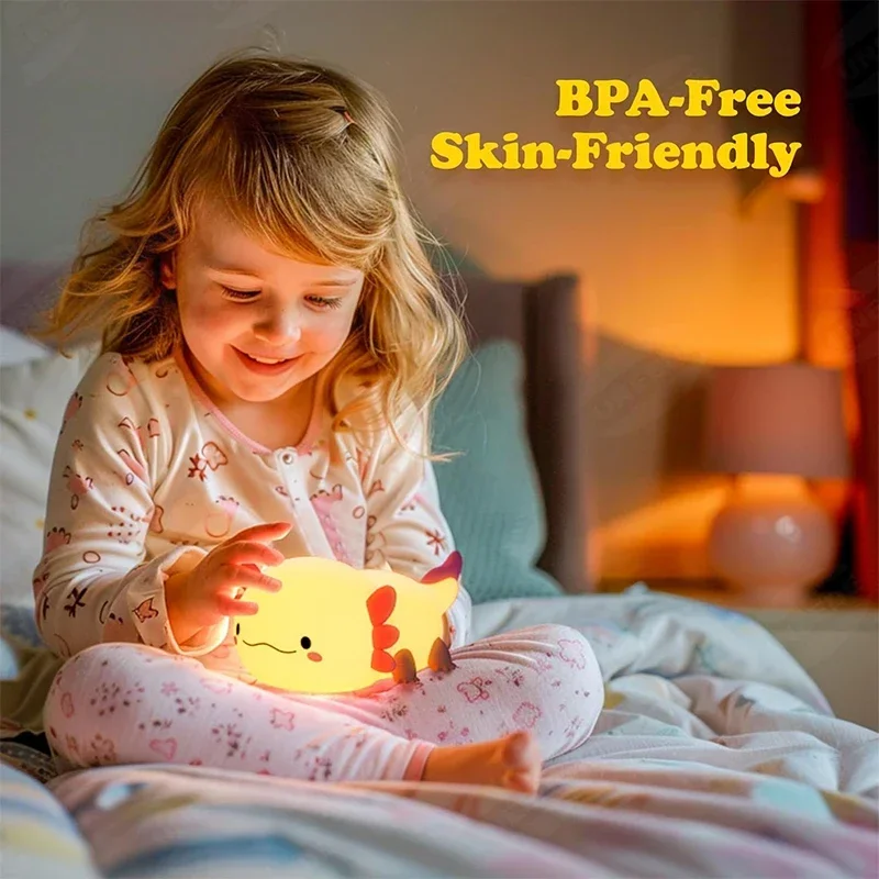 Schattig Axolotl-nachtlampje S - Baby Nursery Light recensie en prijs