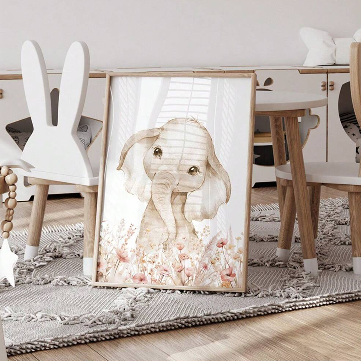 Wanddecoratie set met aangepas - Baby Nursery Sets recensie en prijs