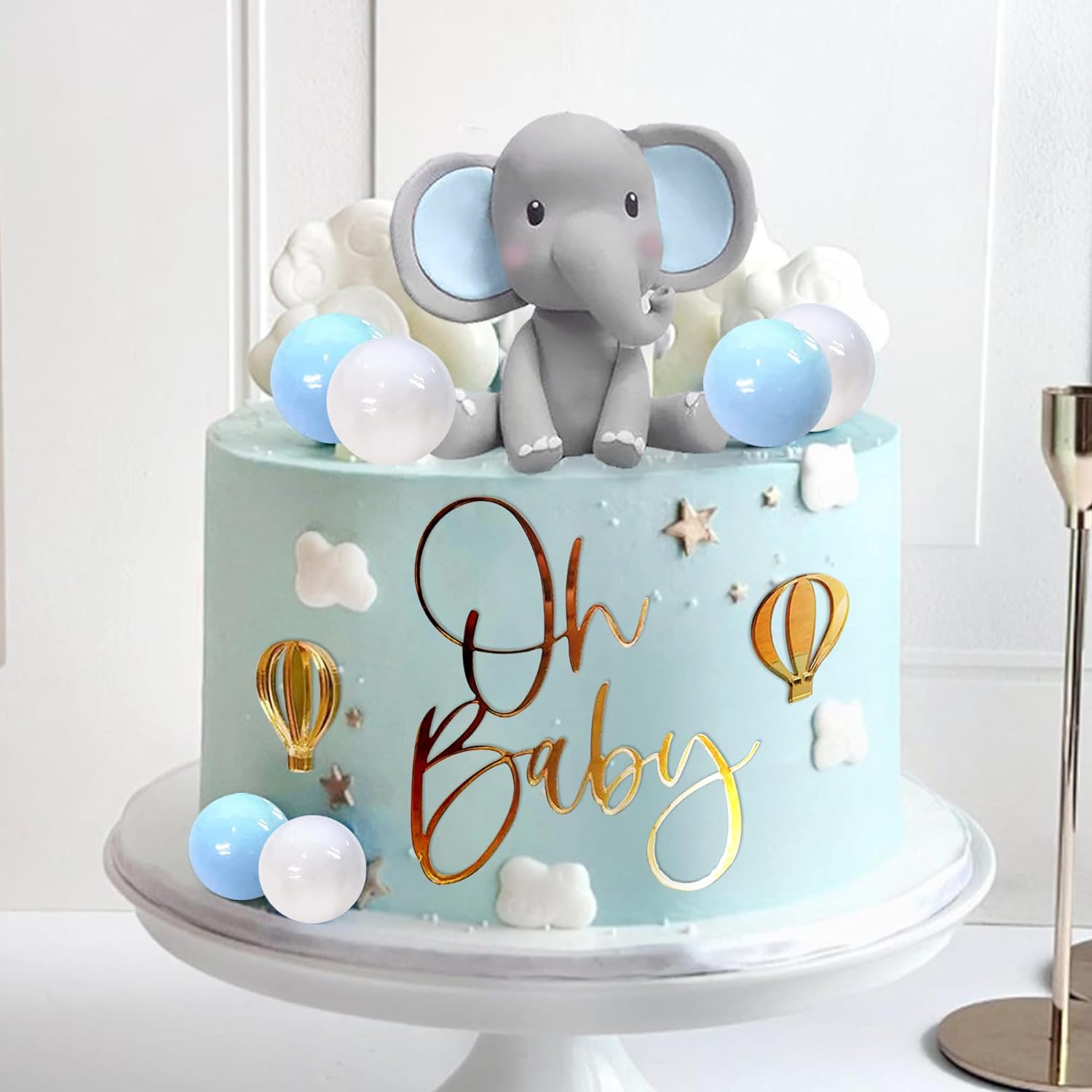 Olifant Taart Decoratie Baby T - Baby Nursery Hot Air Balloon recensie en prijs