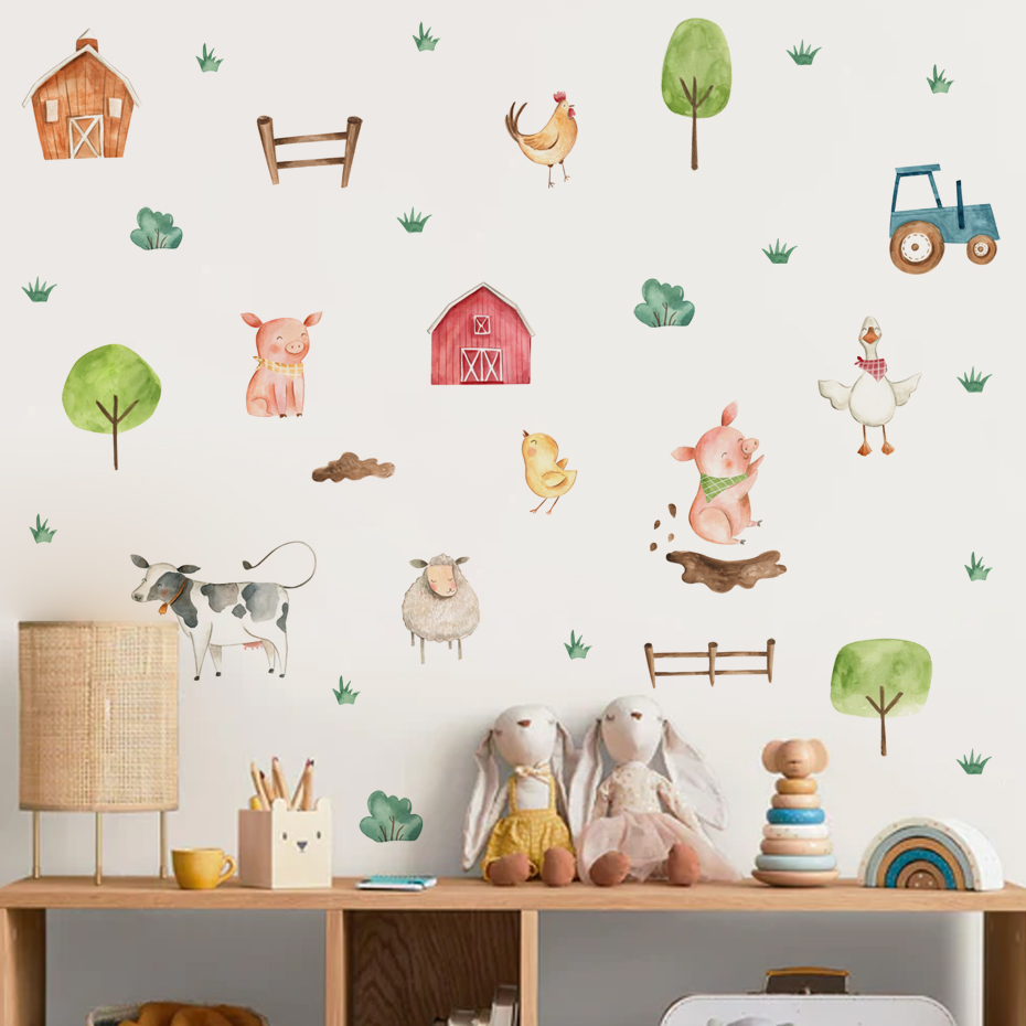 Boho Aquarel Schattige Boerder - Baby Nursery Package recensie en prijs
