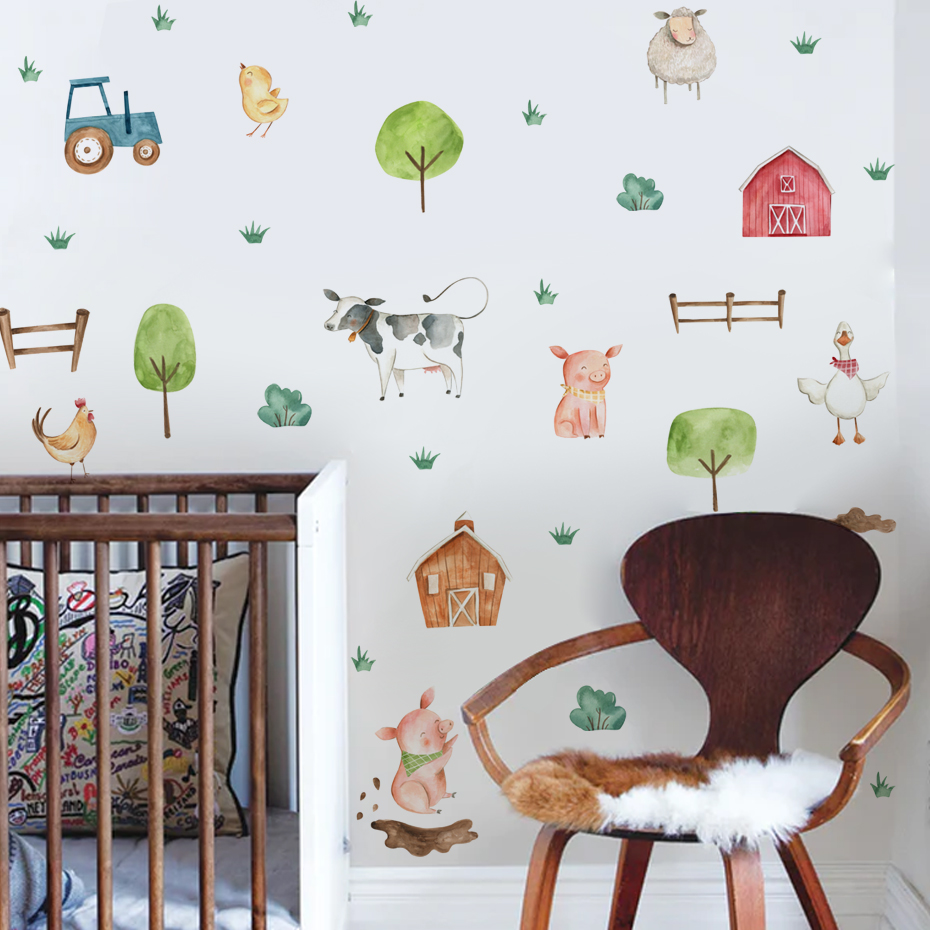 Boho Aquarel Schattige Boerder - Baby Nursery Package recensie en prijs