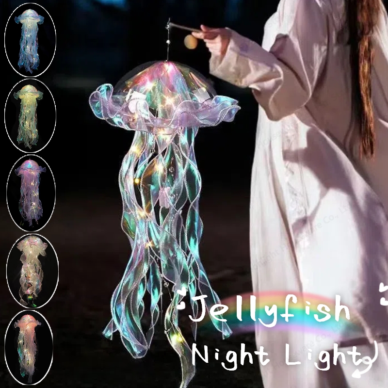 Gradiënt Kwallen LED-nachtlamp - Baby Nursery Decor Girl recensie en prijs