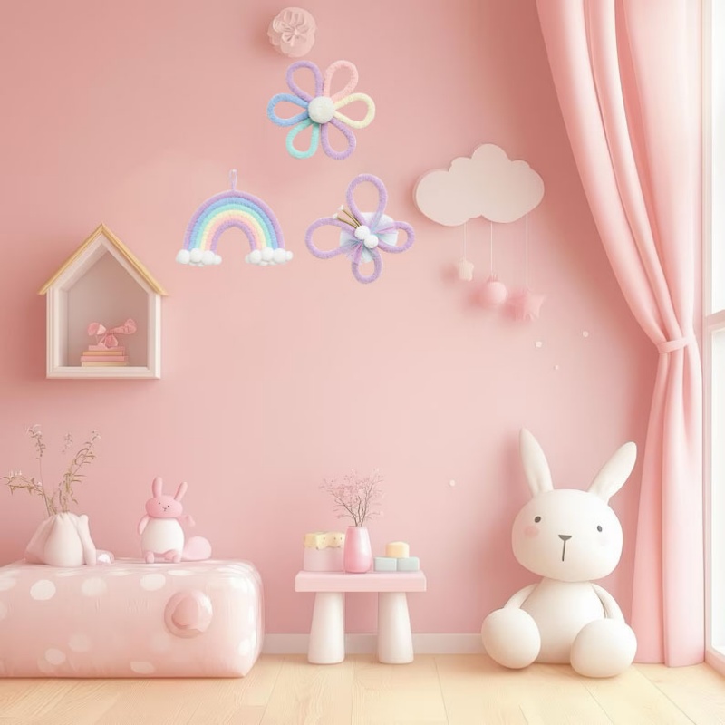 Nordic Rainbow Daisy Flower Bu - Baby Nursery Decor Girl recensie en prijs