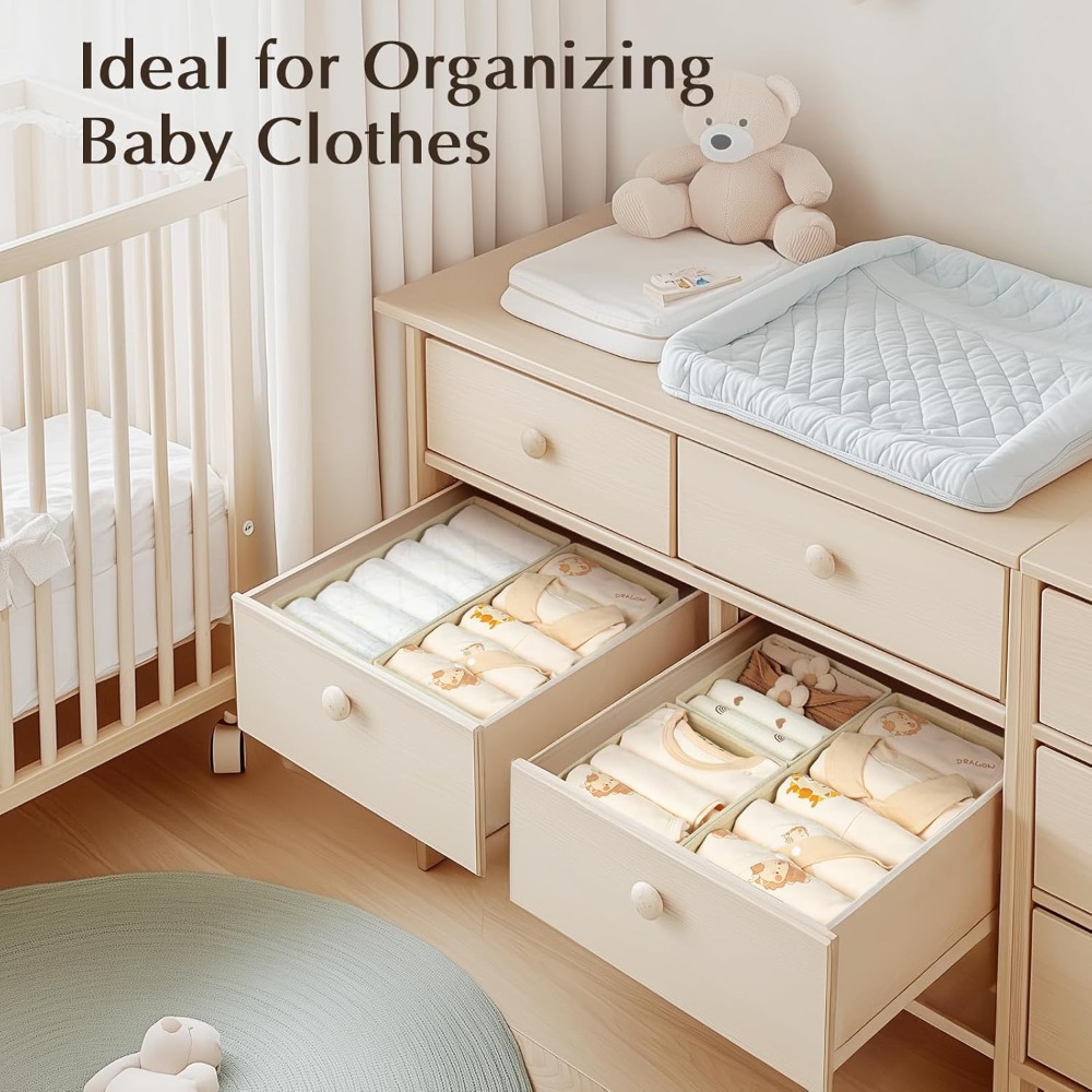 Kledingopbergers voor laden, o - Baby Nursery Closet Organization recensie en prijs