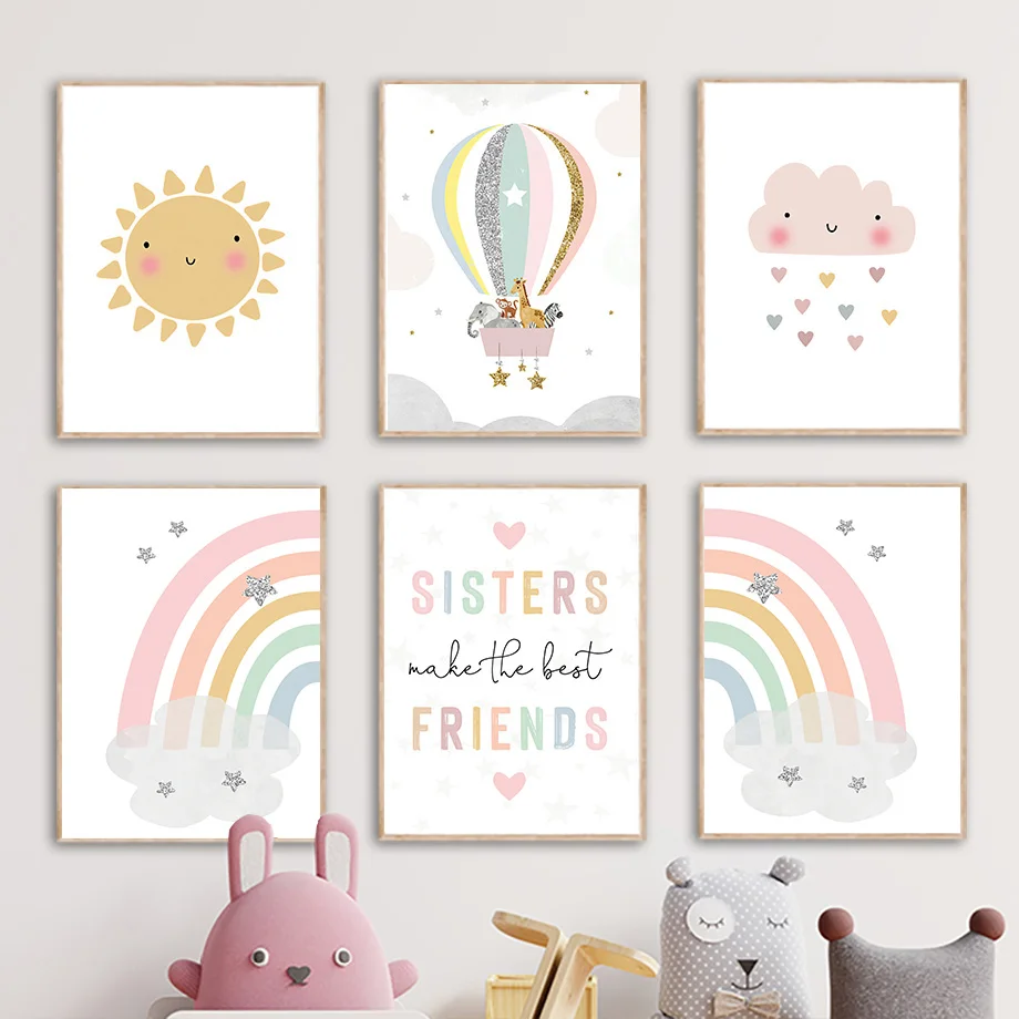 Giraffe Olifant Heteluchtballo - Baby Nursery Decor Girl recensie en prijs