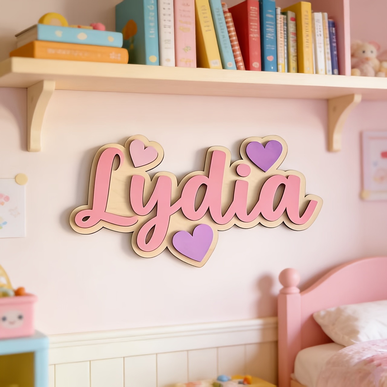 Gepersonaliseerd hartvormig na - Baby Nursery Baby recensie en prijs