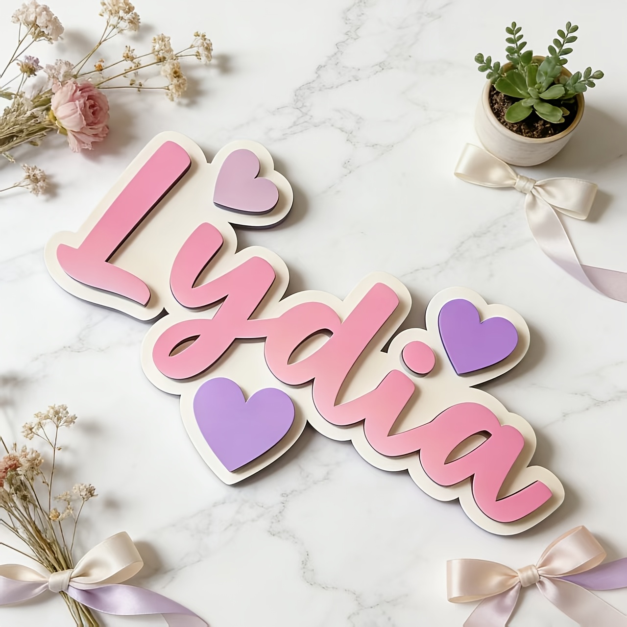 Gepersonaliseerd hartvormig na - Baby Nursery Baby recensie en prijs