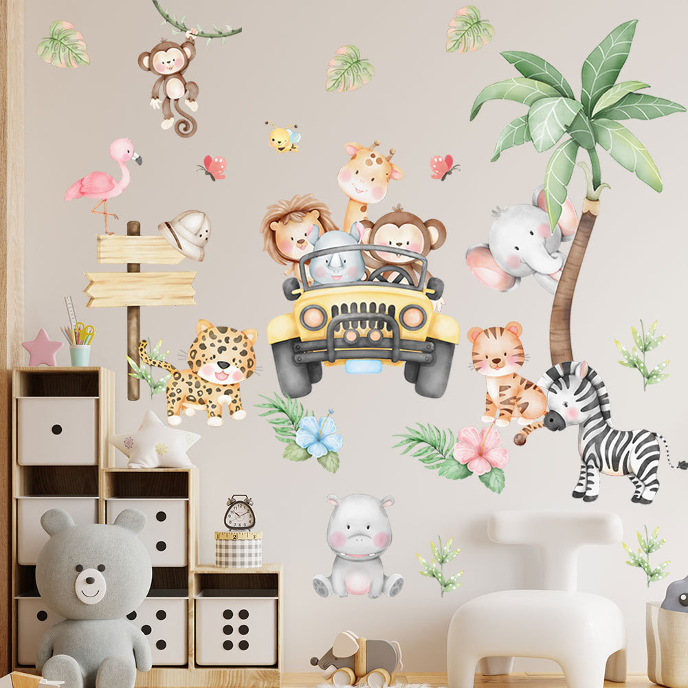 kinderkamer cartoon olifant gi - Baby Zoo Nursery recensie en prijs