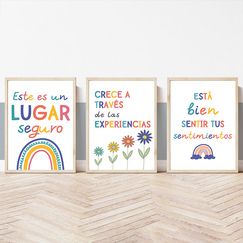 Spaans Onderwijsmotto Regenboo - Baby Nursery In Spanish recensie en prijs