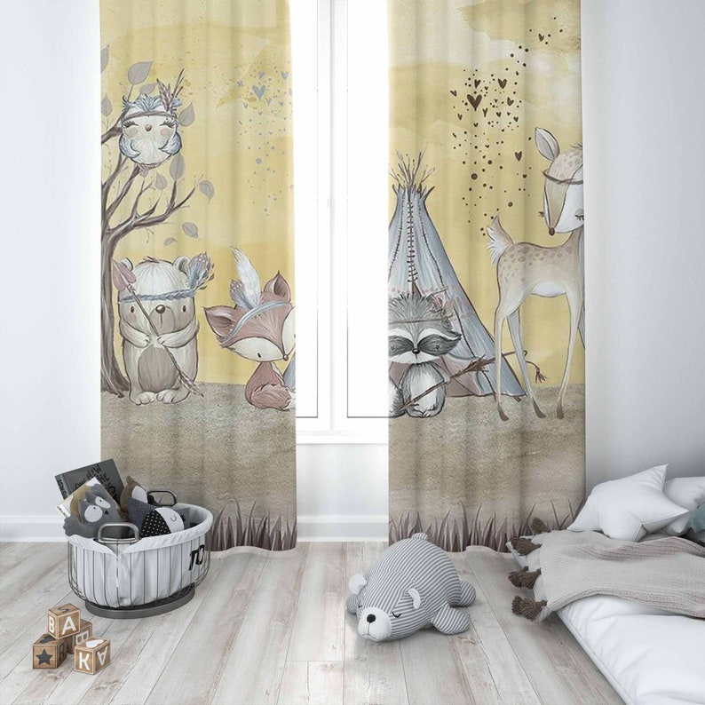 Boho Dieren Kinderkamer Gordij - Baby Nursery Youtube recensie en prijs