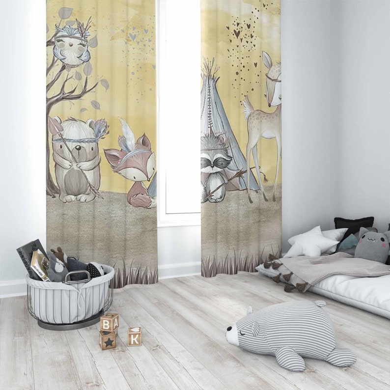 Boho Dieren Kinderkamer Gordij - Baby Nursery Youtube recensie en prijs