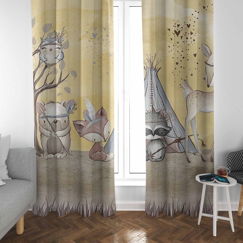 Boho Dieren Kinderkamer Gordij - Baby Nursery Youtube recensie en prijs