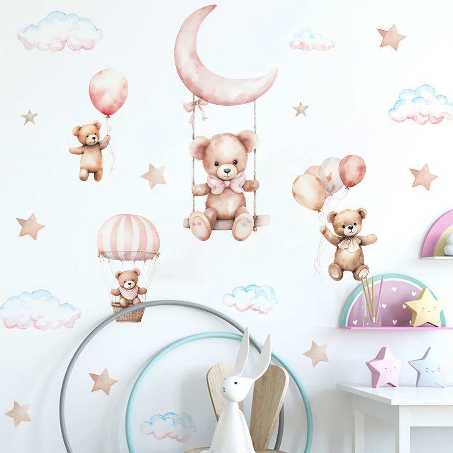 Aquarel beer heteluchtballon w - Baby Nursery Hot Air Balloon recensie en prijs