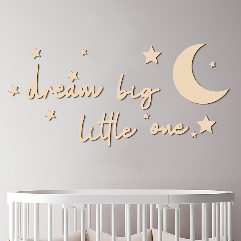 Dream Big Little One Houten Bo - Baby Nursery Package recensie en prijs