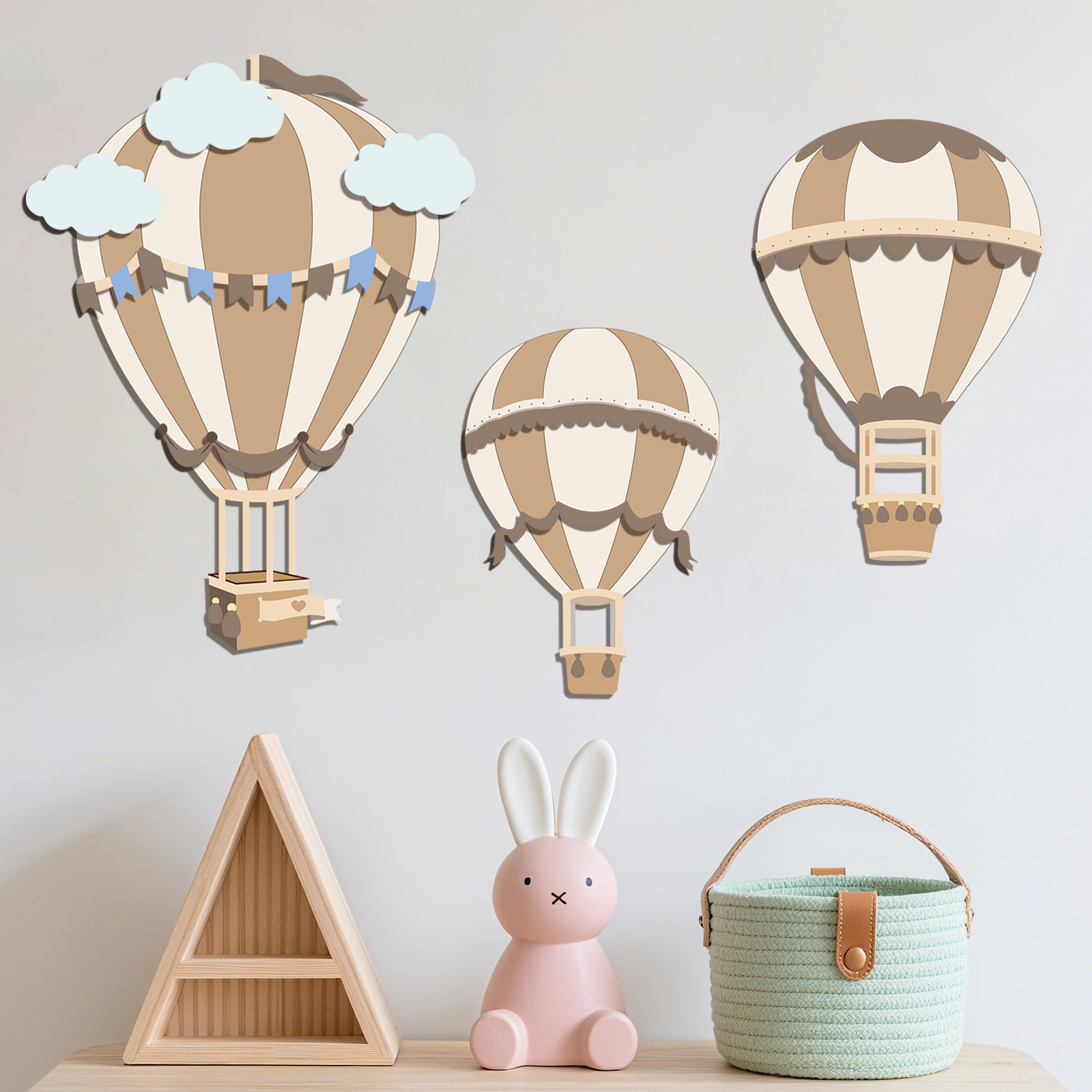 Neutrale Heteluchtballon Houte - Baby Nursery Hot Air Balloon recensie en prijs