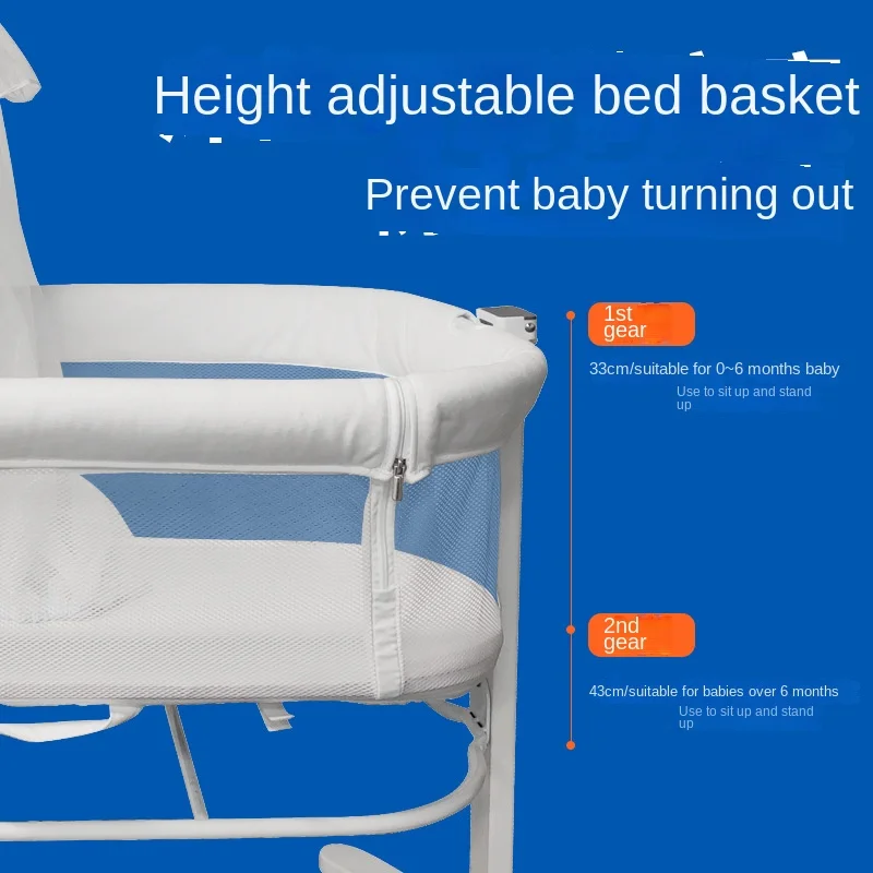 Verstelbare pasgeboren wieg me - Baby Nursery Trolley recensie en prijs