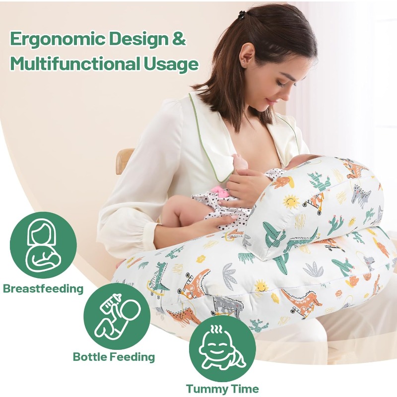 Voedingskussen met hoes met di - Nursing Cover Breastfeeding recensie en prijs