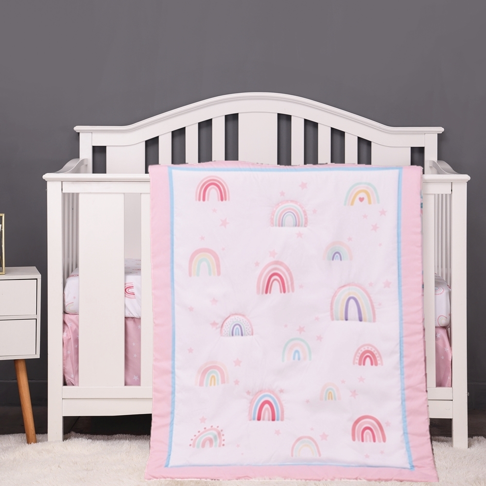 3 Stuks Regenboog Baby Baby Wi - Baby Nursery Sets recensie en prijs