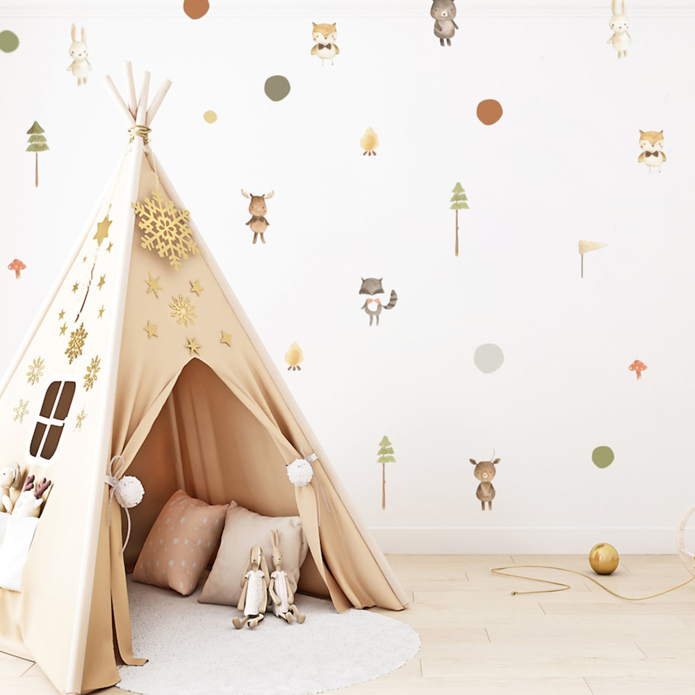 Cartoon Leuke Fox Konijn Diere - Baby Nursery Package recensie en prijs
