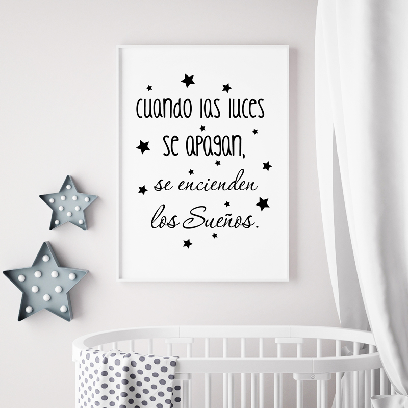Spaanse kinderslaapkamer kunst - Baby Nursery In Spanish recensie en prijs