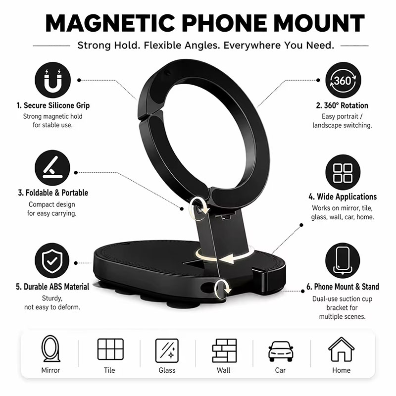 3-in-1 Magnetische Opvouwbare  - Mobile Hanger Arm recensie en prijs
