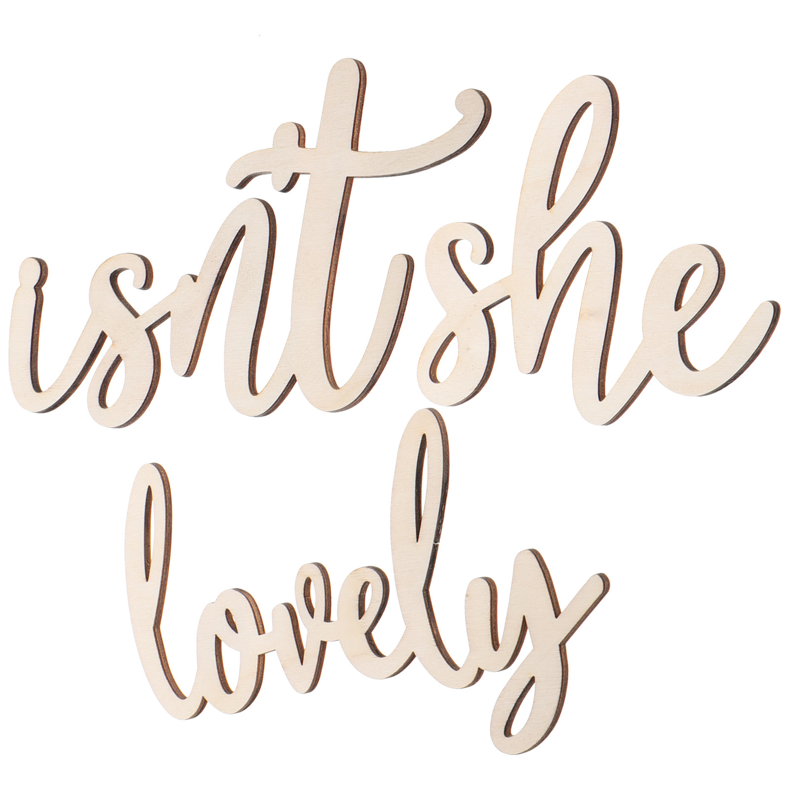 Houten bordje, houten wandstic - Baby Nursery Decor Girl recensie en prijs