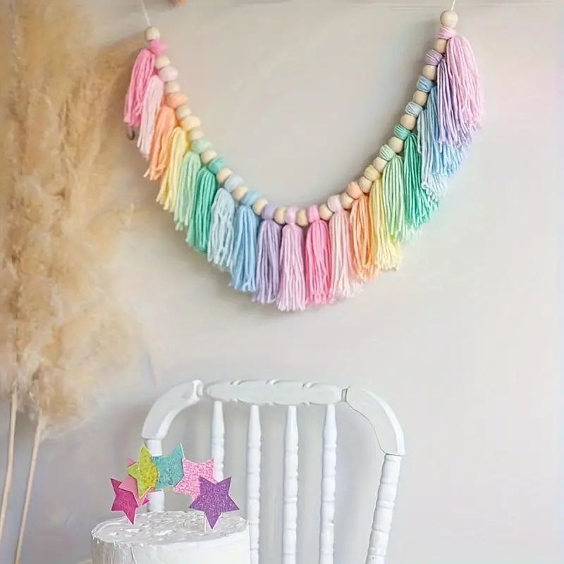1pc Boho Kleurrijke Regenboog  - Baby Nursery Decor Girl recensie en prijs