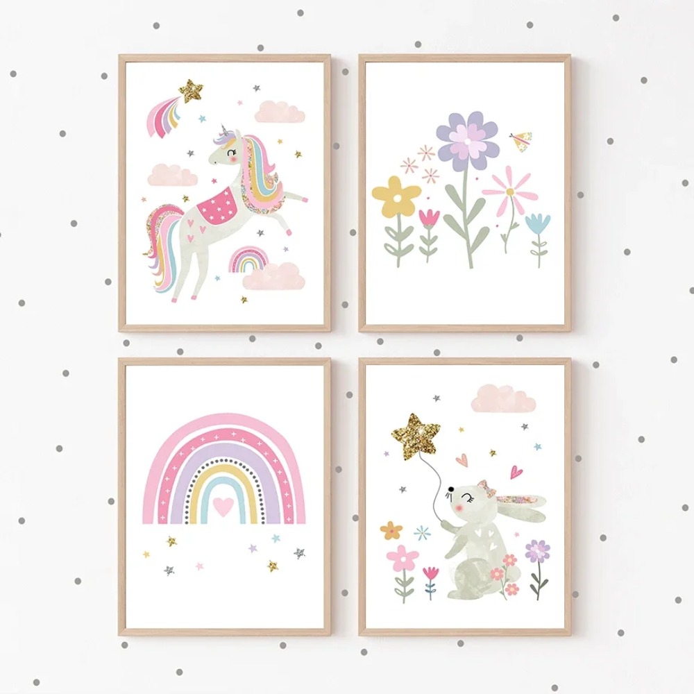 Roze Eenhoorn Konijn Regenboog - Baby Nursery Decor Girl recensie en prijs