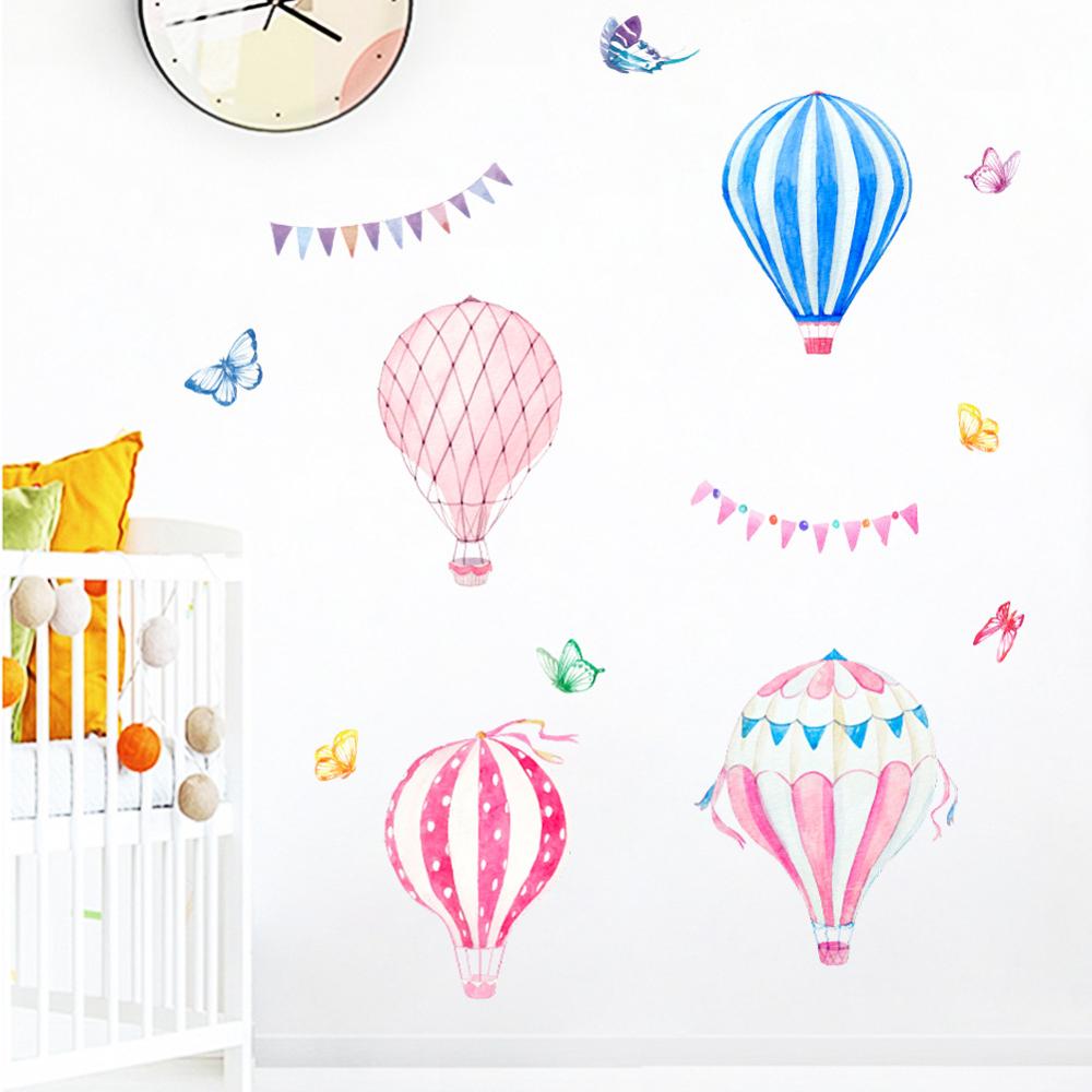 Cartoon heteluchtballon muurst - Baby Nursery Hot Air Balloon recensie en prijs
