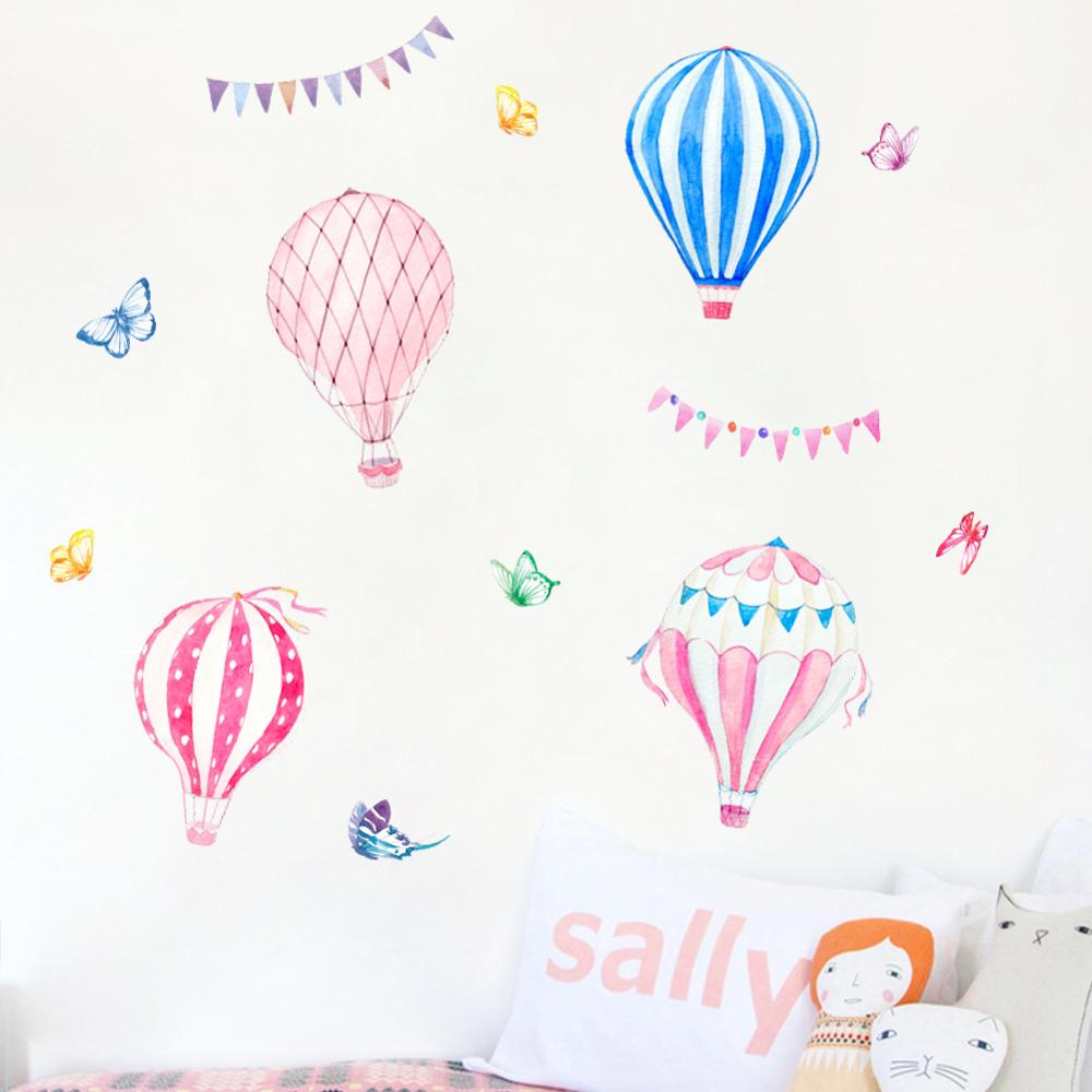 Cartoon heteluchtballon muurst - Baby Nursery Hot Air Balloon recensie en prijs
