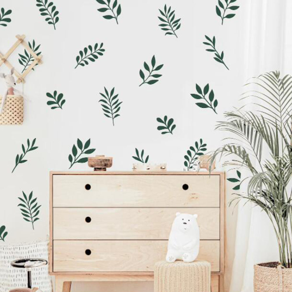 41 stuks botanische blad muurs - Baby Nursery Package recensie en prijs