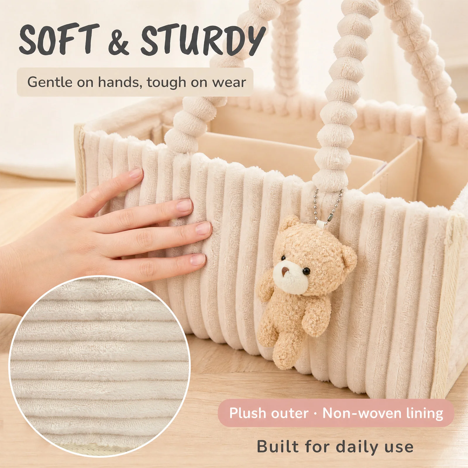 Baby Luiertas Organizer Cordur - Diaper Caddy Organizer recensie en prijs